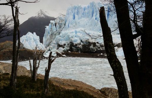 Comenzó el proceso de cierre del Glaciar Perito Moreno